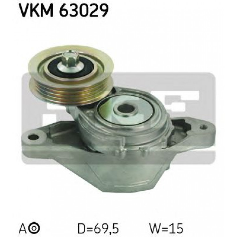 VKM 63029 SKF Натягувач поліклинового ременя